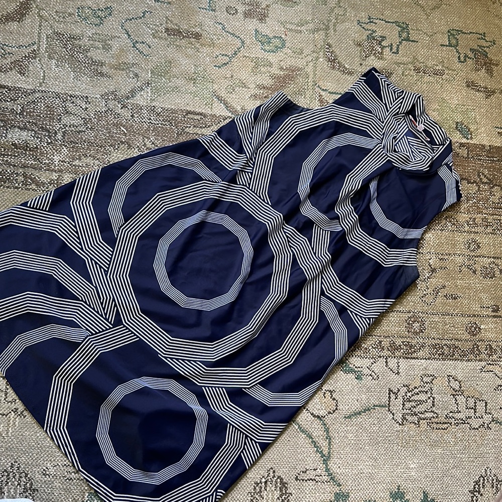 Jude Connally blue dress